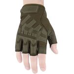 Рукавички тактичні 2E, безпалі, XL, зелені, фото  | SNABZHENIE.com.ua