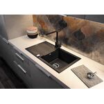 Змішувач для кухні Deante Anemon, довж.виливу - 207мм, поворотний, 1важіль, чорний, фото , изображение 3 | SNABZHENIE.com.ua