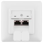 2E Настінна розетка CАТ 5e FTP, 2xRJ45, 8P8C, для прихованої проводки, фото , изображение 3 | SNABZHENIE.com.ua