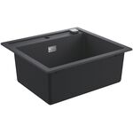 Мийка кухонна Grohe K700, граніт, прямокут., без крила, 560x510x200мм, чаша - 1, врізна, чорний граніт, фото  | SNABZHENIE.com.ua