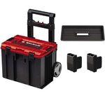 Einhell Ящик модульний для інструменту E-Case L, на коліщатках, телескопічна ручка, 40.6х44.4х35.5см, пластик, фото , зображення 3 | SNABZHENIE.com.ua