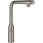 Змішувач для кухні Grohe Accent Smart Control, довж.виливу - 199мм, поворотний/витяжний, вентиль/кнопка, матовий графіт, фото  | SNABZHENIE.com.ua