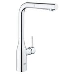 Змішувач для кухні Grohe Accent, довж.виливу - 204мм, поворотний/витяжний, 1важіль, хром, фото , изображение 2 | SNABZHENIE.com.ua