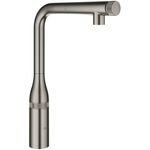 Змішувач для кухні Grohe Essence Smart Control, довж.виливу - 199мм, поворотний/витяжний, вентиль/кнопка, матовий графіт, фото  | SNABZHENIE.com.ua