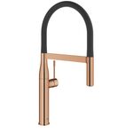 Змішувач для кухні Grohe Essence, довж.виливу - 240мм, поворотний/гнучкий, 1важіль, теплий захід сонця, фото , изображение 2 | SNABZHENIE.com.ua