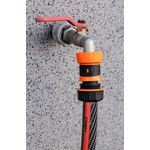 Муфта сквозная с автостопом 1/2" биметаллическая NEO (15-721), фото , изображение 3 | SNABZHENIE.com.ua