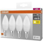 Osram Набір ламп 4шт LED E14 4.9Вт 2700К 470Лм B40, фото , изображение 2 | SNABZHENIE.com.ua