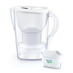 Фільтр-глечик Brita Marella Memo MXPro 2.4л (1.4л очищеної води) з фільтр-картриджем, білий, фото , изображение 2 | SNABZHENIE.com.ua