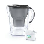 Фільтр-глечик Brita Marella Memo MXPro 2.4л (1.4л очищеної води) з фільтр-картриджем графіт 3шт, фото , изображение 2 | SNABZHENIE.com.ua
