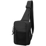 Сумка-слінг 2Е Tactical, кобура із швидким відкриванням, 6 відсіків, чорна, фото  | SNABZHENIE.com.ua