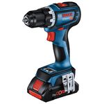 Bosch Шурупокрут-дриль ударний акумуляторний GSR 18V-90 C 18В 2х5А·год 36-64Нм 0-2100об·хв кейс 1.1кг, фото  | SNABZHENIE.com.ua