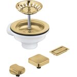 Зливний комплект Grohe для одної чаші з ексцентриком, матовий прохолодний схід сонця, фото  | SNABZHENIE.com.ua