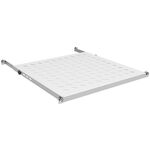 Полиця ZPAS 19", 0.5U, глибина 350мм, кріплення 350-450мм, 70кг максимально, сіра, фото  | SNABZHENIE.com.ua