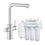 Комплект змішувача для кухні з висувним виливом Grohe Blue Pure Minta з фільтром зворотного осмосу Ecosoft Standard (MO55030601), фото , зображення 2 | SNABZHENIE.com.ua