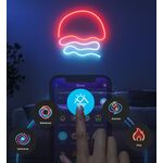 Govee Стрічка світлодіодна розумна H61D3 Neon Rope Light 2, 3м, RGBIC, WI-FI/Bluetooth, білий, фото , изображение 3 | SNABZHENIE.com.ua