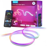 Стрічка світлодіодна розумна Govee H61D3 Neon Rope Light 2, 5м, RGBIC, WI-FI/Bluetooth, білий, фото , изображение 2 | SNABZHENIE.com.ua