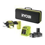 Ryobi Секатор акумуляторний ONE+ HP RY18SCXA-120T 18В акб 1х2А·год ЗП d різа 28мм 0.83кг кейс, фото , зображення 2 | SNABZHENIE.com.ua