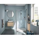 Душова система Grohe Vitalio Start System 250 зі змішувачем-термостатом для душу, верхній душ, лійка, кріпл. - на стійці, хром, фото , зображення 3 | SNABZHENIE.com.ua