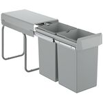 Система контейнерів Grohe для сортування сміття, сірий, фото  | SNABZHENIE.com.ua