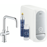 Змішувач для кухні Grohe Blue Home, довж.виливу - 223мм,  поворотний, 1 важіль + сенсор, хром, фото  | SNABZHENIE.com.ua