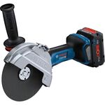 Bosch Шліфмашина кутова акумуляторна GWS 182P 125 мм 18В 2800-9000об·хв без АКБ та ЗП 1,7кг, фото , изображение 3 | SNABZHENIE.com.ua