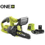 Ryobi Пила ланцюгова акумуляторна ONE+ RY18CS20A-125 18В акб 1х2.5А·год ЗП 20см 2.3кг, фото , зображення 2 | SNABZHENIE.com.ua