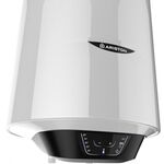 Водонагрівач електр. Ariston круглий слім PRO1 ECO 40 V SLIM 1.8K PL EU, 40л, 1,8кВт, ел. кер-ння, B, білий, фото , изображение 3 | SNABZHENIE.com.ua