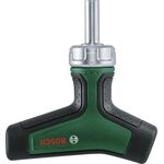 Bosch Викрутка з тріскачкою, т-подлібне руків'я, 109мм, сталь CrV, фото  | SNABZHENIE.com.ua