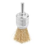 Tolsen Щітка чашкова Профі, торцева, рифлений дріт 0.3мм, 24мм, з хвостовиком 6.35мм(1/4"), фото , зображення 2 | SNABZHENIE.com.ua