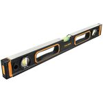 Рівень Tolsen Профі, 60см, 3 капсули, алюмінієвий, з магнітами, отвори для руки, фото  | SNABZHENIE.com.ua