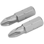 Tolsen Біти, набір 2шт, PZ1х25мм, сталь S2, фото  | SNABZHENIE.com.ua