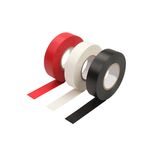 Стрічка ізоляційна Tolsen, 9.2м, 19x0.13мм, біла, фото , зображення 3 | SNABZHENIE.com.ua