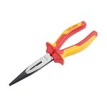 Tolsen Плоскогубці подовжені прямі Premium VDE, діелектричні, 160мм, фото , изображение 2 | SNABZHENIE.com.ua