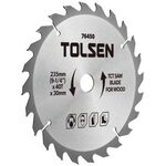 Tolsen Диск пильний по дереву, 235х40Tх30мм, фото  | SNABZHENIE.com.ua