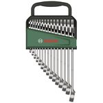 Bosch Ключі гайкові, набір 15шт, комбіновані, 6-21мм, CrV, фото  | SNABZHENIE.com.ua