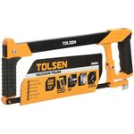 Tolsen Ножівка по металу, 300мм, 39.5см, 24TPI, алюмінієве руків'я, фото  | SNABZHENIE.com.ua