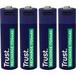 Акумулятор Trust AA 1700 мАг, TYPE-C, 4 шт, синій, фото , изображение 3 | SNABZHENIE.com.ua