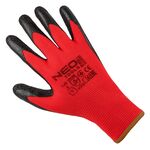 Рабочие перчатки полиэстер с латексом Crincle, размер 9, 3121X, фото , изображение 3 | SNABZHENIE.com.ua