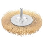 Tolsen Щітка дискова Профі, рифлений дріт 0.3мм, 75мм, хвостовиком 6.35мм(1/4"), фото , изображение 2 | SNABZHENIE.com.ua