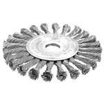 Tolsen Щітка дискова Профі, переплетений дріт 0.5мм, 180мм, посадковий розмір 22.2мм, фото , изображение 2 | SNABZHENIE.com.ua