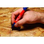 Маркер MILWAUKEE INKZALL для стройплощадки тонкий синій 4932492126, фото , зображення 3 | SNABZHENIE.com.ua