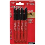 Набір маркерів INKZALL для стройплощадки тонкий - 4 ед. MILWAUKEE, фото  | SNABZHENIE.com.ua