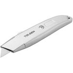 Tolsen Ніж будівельний трапецієподібний, корпус з алюмінію, 150мм, фото  | SNABZHENIE.com.ua