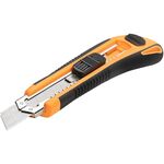 Tolsen Ніж будівельний сегментований Ерго, 18мм, корпус з ABS-пластику та термопластикової гуми, 170мм, фото  | SNABZHENIE.com.ua