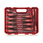 Набор магнитных отверток с трехгранной рукояткой в кейсе (12шт), фото , изображение 2 | SNABZHENIE.com.ua