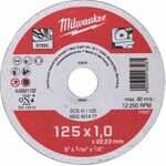 Отрезной диск по металлу SCS 41/125х1 MILWAUKEE 4932451477, фото  | SNABZHENIE.com.ua