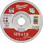 Отрезной диск MILWAUKEE SCS 41/125х1,5, фото  | SNABZHENIE.com.ua