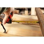 Рулетка 7,5 м х 25 мм, автоматический фиксатор, магнит 67-234, фото , изображение 3 | SNABZHENIE.com.ua