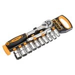 Tolsen Набір торцевих головок Профі, 1/2", 12шт, CrV, фото , зображення 2 | SNABZHENIE.com.ua