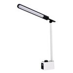 LEDVANCE Лампа настільна Panan Clock 8Вт 3000К 4000К 6500К 2USB з димером білий, фото , изображение 2 | SNABZHENIE.com.ua